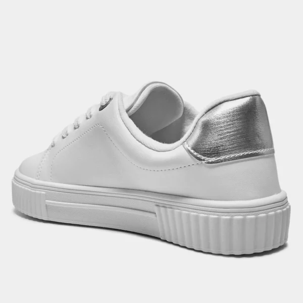 Tênis Vizzano Pelica Metalizado Premium Feminino - Branco - Imagem 3