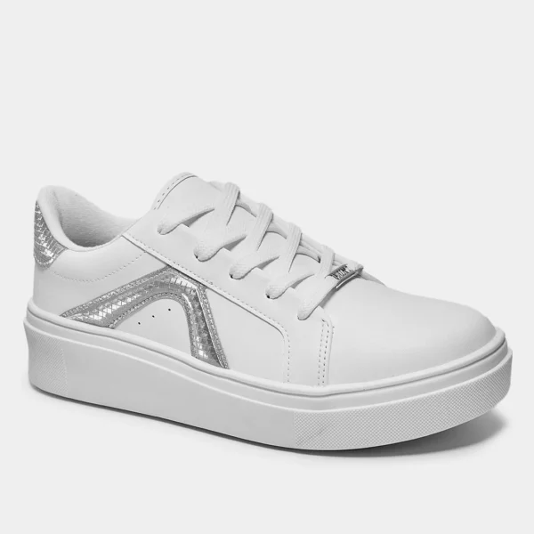 Tênis Vizzano Casual Feminino - Branco - Imagem 2