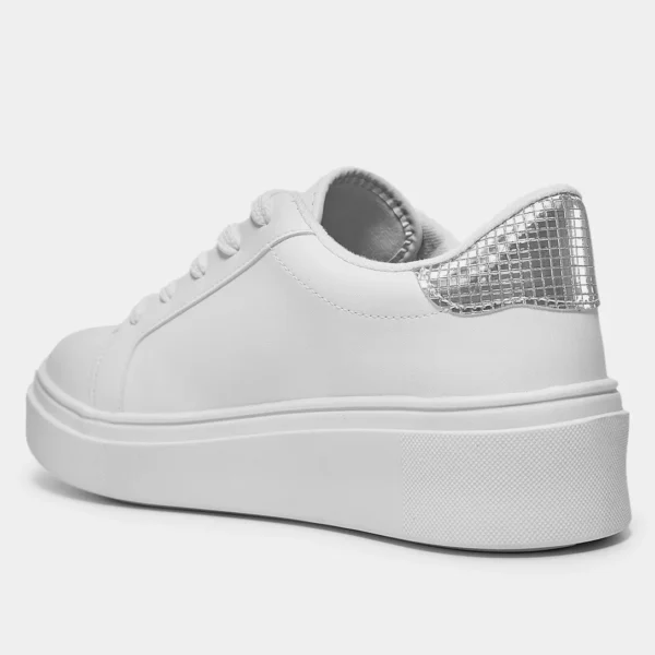 Tênis Vizzano Casual Feminino - Branco - Imagem 3