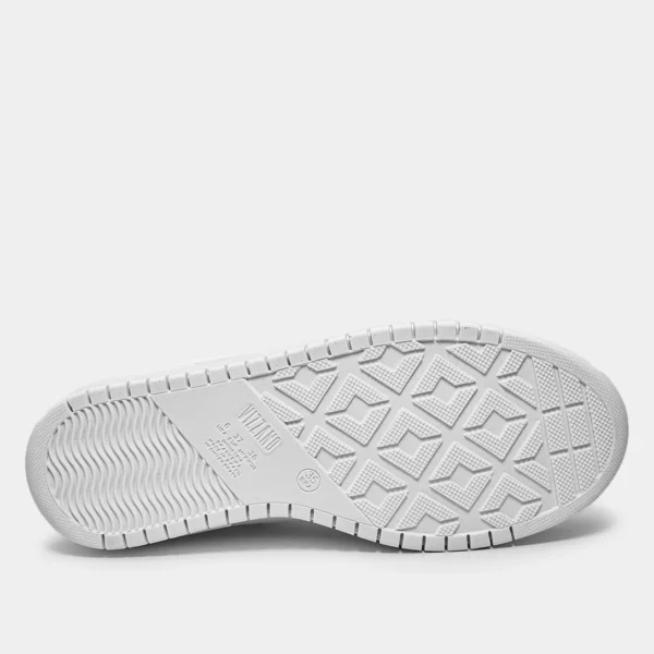 Tênis Vizzano Básico Perfuros Feminino - Branco + prata - Imagem 5