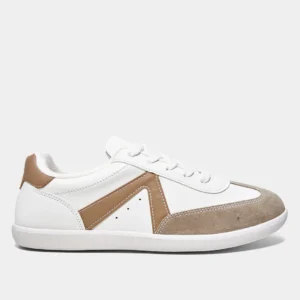 Tênis Vizzano Recortes Feminino - Branco+Preto