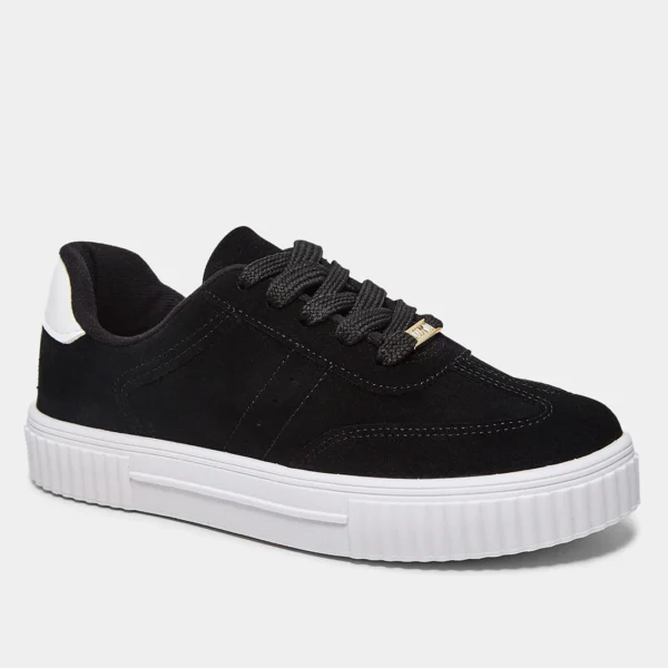 Tênis Vizzano Básico Casual Feminino - Preto - Imagem 2