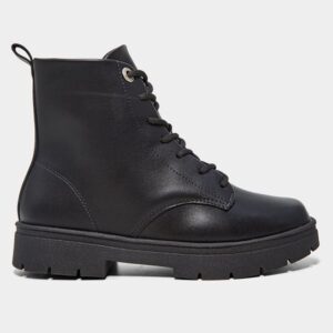 Bota Coturno Vizzano Cano Médio - Preto