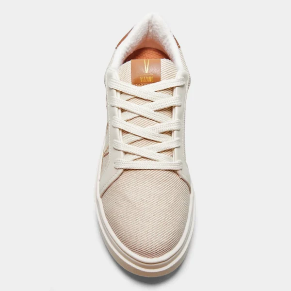Tênis Vizzano Básico Feminino - Off White - Imagem 4