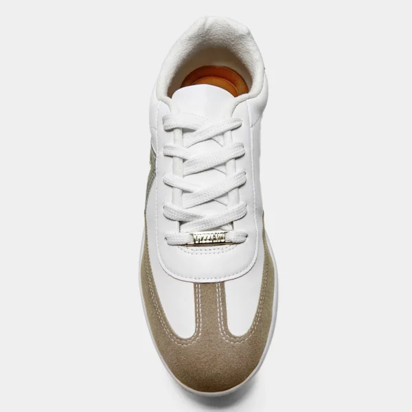 Tênis Vizzano Casual Feminino - Branco+Champagne - Imagem 4