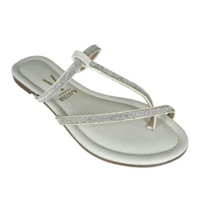 Rasteirinha Vizzano Shine Feminina - Off White