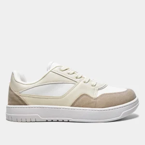 Tênis Vizzano Básico Urbano Feminino - Branco + Cinza