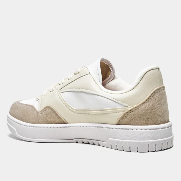 Tênis Vizzano Básico Urbano Feminino - Branco + Cinza - Imagem 3