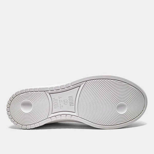 Tênis Vizzano Básico Urbano Feminino - Branco + Cinza - Imagem 5
