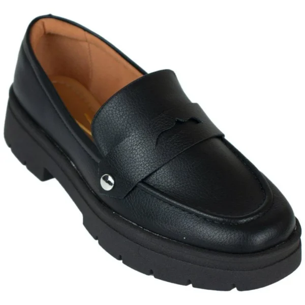 Mocassim Vizzano Double Glam Feminino - Preto - Imagem 3