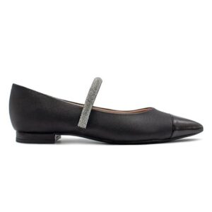 Sapatilha Vizzano Bico Fino de Verniz - Preto