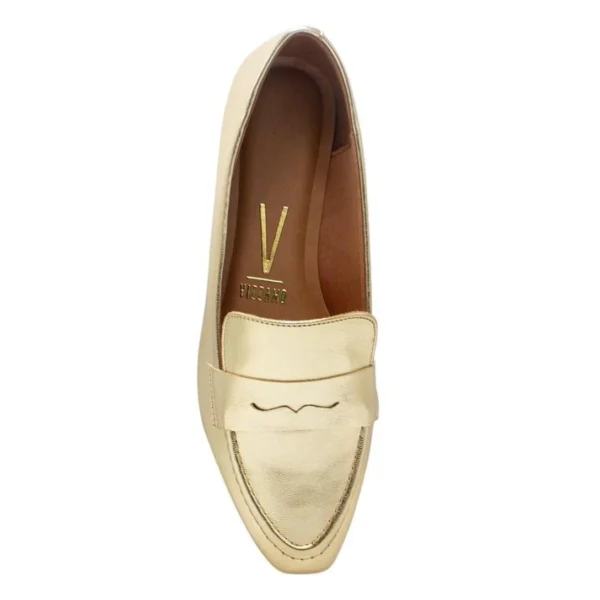 Mocassim Vizzano Feminino Metalizado Premium 1351.105 - Dourado - Imagem 4