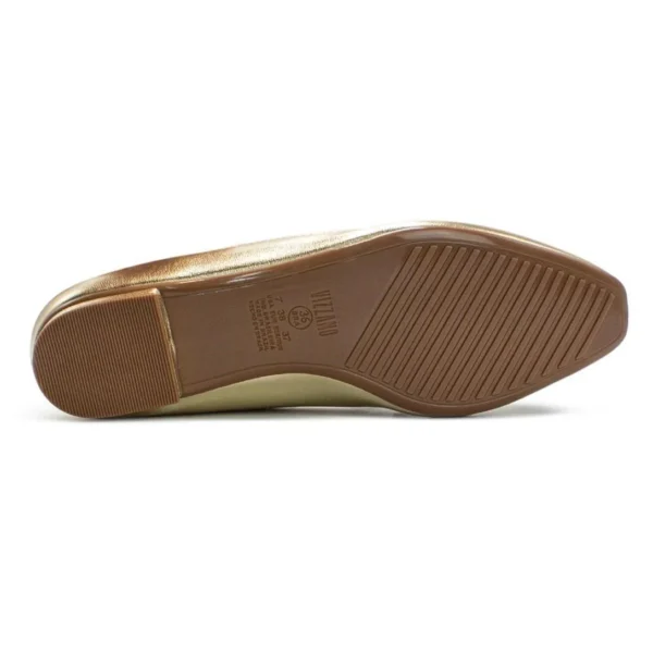 Mocassim Vizzano Feminino Metalizado Premium 1351.105 - Dourado - Imagem 5