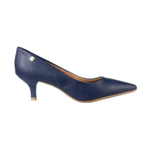 Sapato Scarpin Vizzano Bico Fino Pelica - Azul