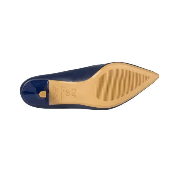 Sapato Scarpin Vizzano Bico Fino Pelica - Azul - Imagem 4