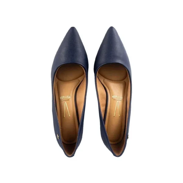 Sapato Scarpin Vizzano Bico Fino Pelica - Azul - Imagem 3