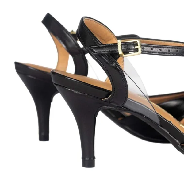 Sapato Scarpin Vizzano Vinil Bico Fino - Preto - Imagem 3