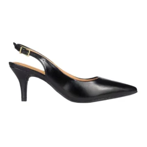 Sapato Scarpin Vizzano Slingback Salto Médio - Preto
