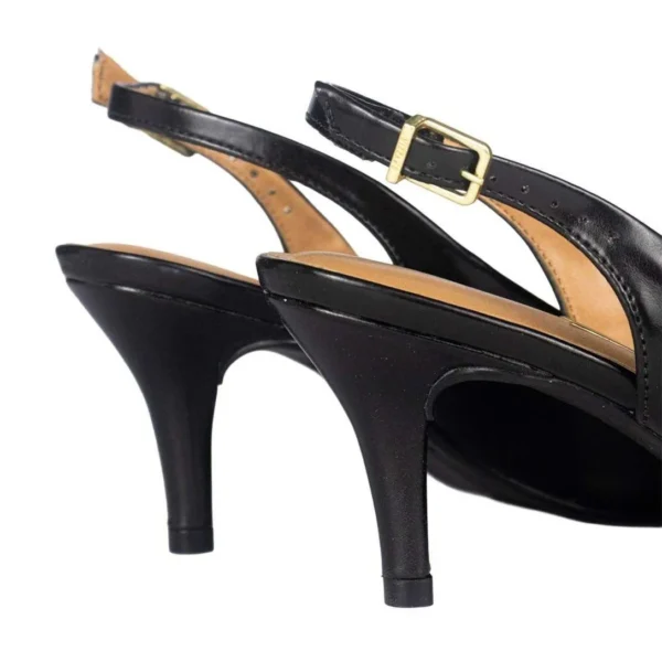 Sapato Scarpin Vizzano Slingback Salto Médio - Preto - Imagem 5