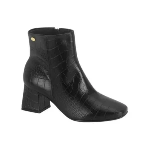 Bota Vizzano Salto Bloco - Feminina - Preto