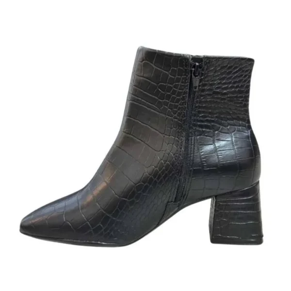 Bota Vizzano Salto Bloco - Feminina - Preto - Imagem 4