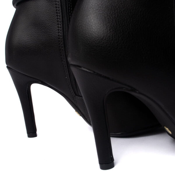 Bota Feminina Vizzano Cano Médio Salto Fino Preto - Imagem 6