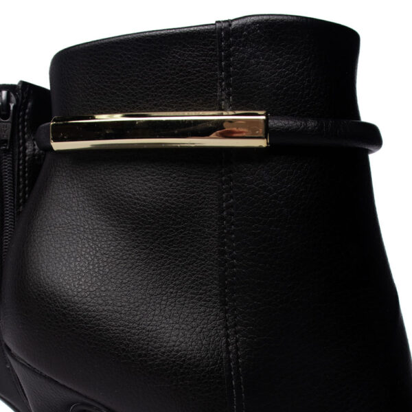 Bota Feminina Vizzano Cano Médio Salto Fino Preto - Imagem 5