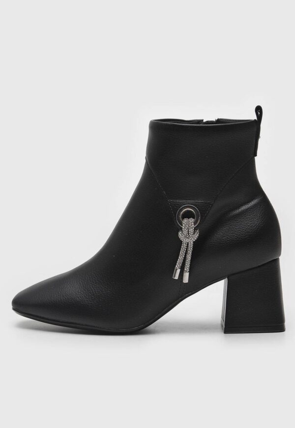 Bota Vizzano Cano Curto Preta - Preto