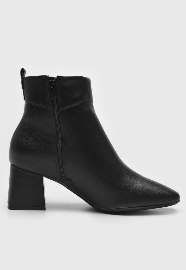 Bota Vizzano Cano Curto Preta - Preto - Imagem 2