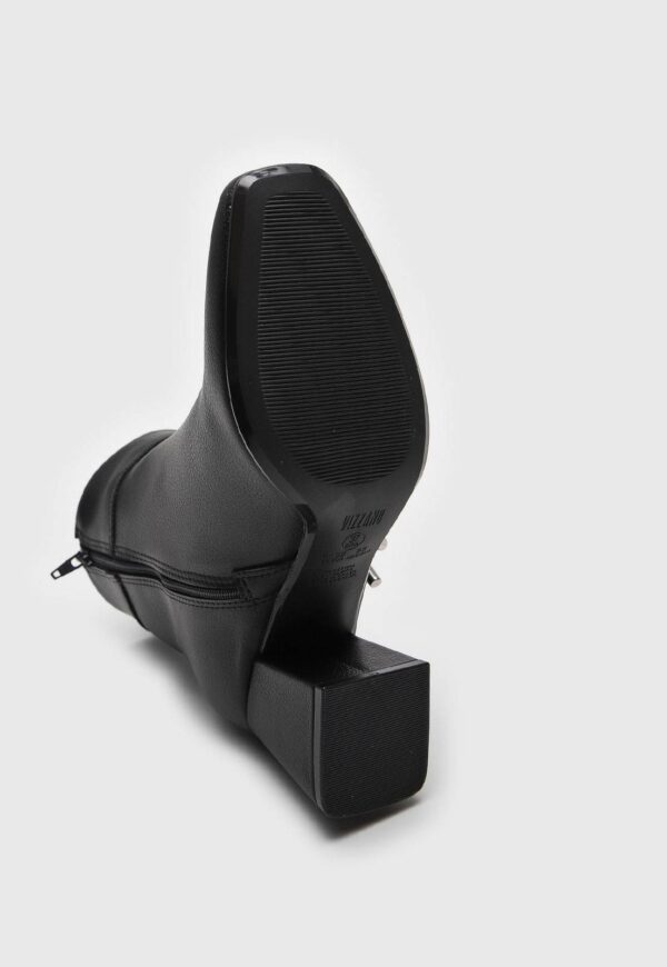 Bota Vizzano Cano Curto Preta - Preto - Imagem 3