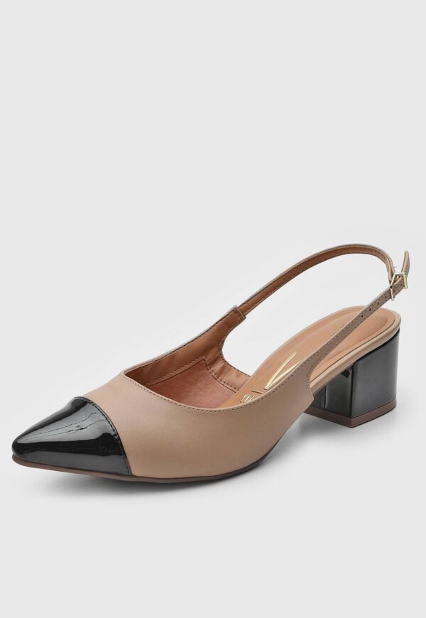 Scarpin Vizzano Slingback Bege