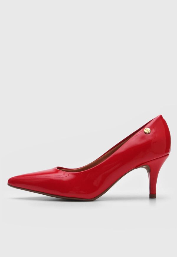 Scarpin Vizzano Verniz Preto | Vermelho - Imagem 4